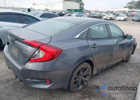 2020 Honda Civic Sport из США, поврежденный, VIN 2HGFC2F85LH568613